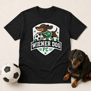 Wiener Dog Soccer Dog Fan Club T-Shirt