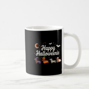 Wiener Hund Hexe Frohes Halloweenie Süßes Hallowee Kaffeetasse