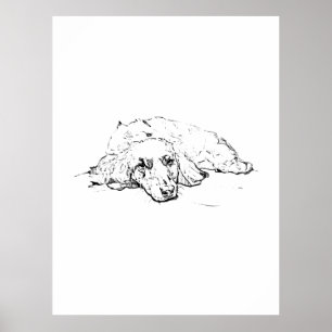 Wiener-Hund Liebhaber Geschenk, Dachshund Hundemam Poster