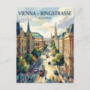 Wiener Ringstraße Österreich Postkarte