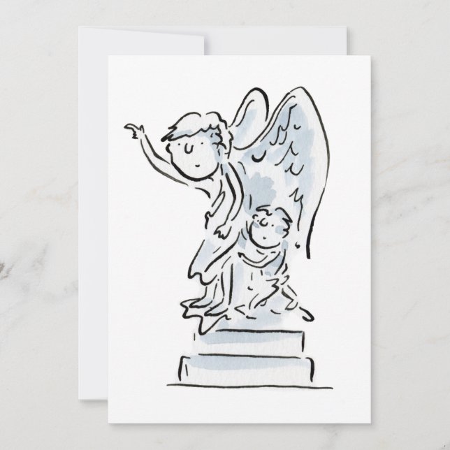 Wiener Statue Einladung (Vorderseite)