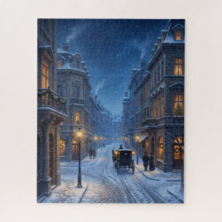 Wiener Viktorianischer Weihnachtsabend Schneebedec