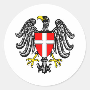 Wiener Wappen Runder Aufkleber
