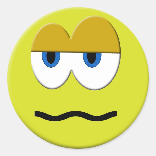 Wierd Face Sticker (Vorderseite)