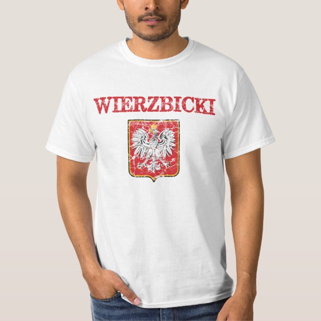 Wierzbicki Familienname T-Shirt (Vorderseite)