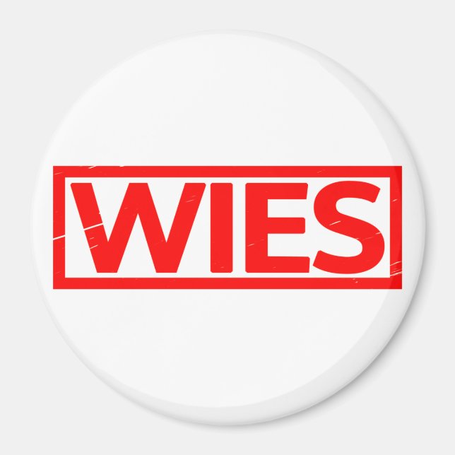 Wies Briefmarke Magnet (Vorne)