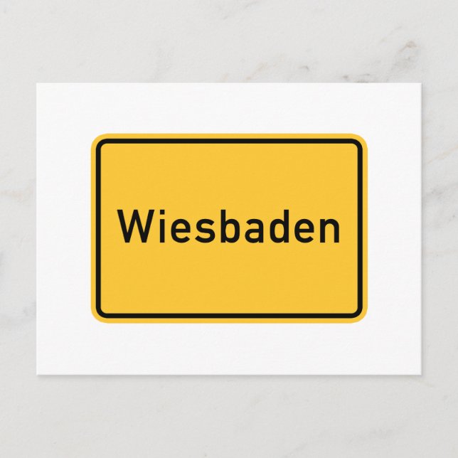 Wiesbaden, Deutschland Postkarte (Vorderseite)