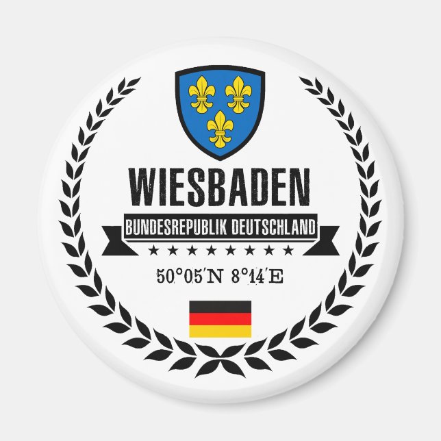 Wiesbaden Magnet (Vorne)