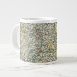 Wiesbaden und Frankfurt Deutschland Jumbo-Tasse