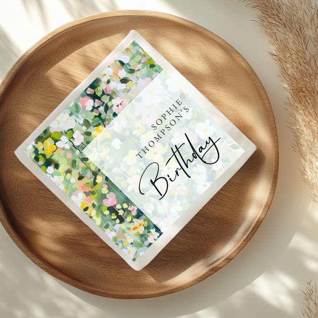 Wiese-Blume Serviette (Von Creator hochgeladen)