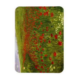 Wiese mit Poppies (1896) Merse Pál Szinyei Magnet