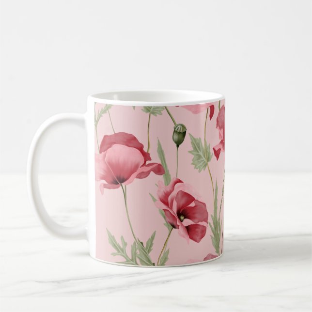 Wiesen-Blume drucken Landhaus Kaffeetasse (Links)
