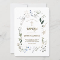 Wiesen-Blume rahmen Taufe