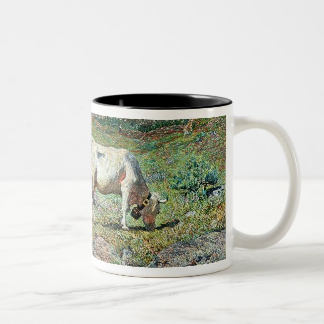 Wiesen im Frühjahr Zweifarbige Tasse (Rechts)
