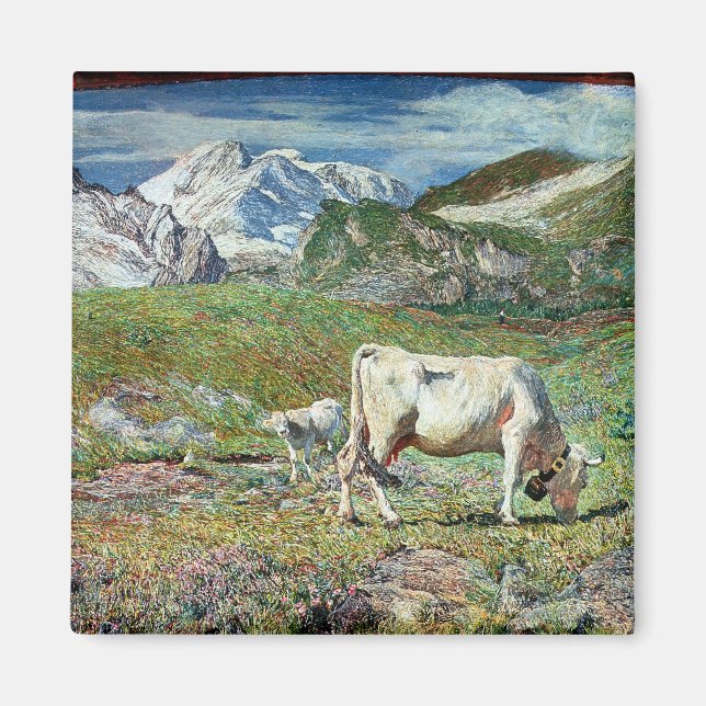 Wiesen im Frühling Magnet (Vorne)