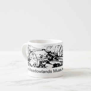 Wiesen-Museums-Espresso-Schale (Grafik u. Text) Espressotasse