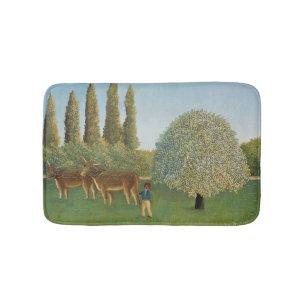 Wiesenland (Die Weide), Henri Rousseau, 1910 Badematte