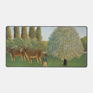 Wiesenland (Die Weide), Henri Rousseau, 1910 Schreibtischunterlage