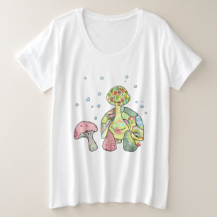 Wiesenschildkröte Große Größe T-Shirt