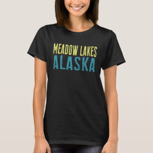 Wiesenseen Alaska Pazifikküste gestapelt T-Shirt