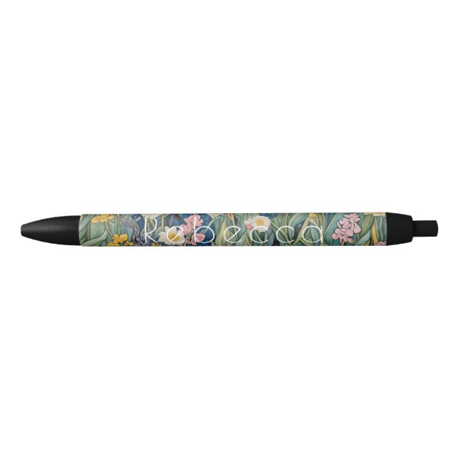 Wiesenweiher: Pastellfarben-Wildblumen Kugelschreiber (Vorderseite)