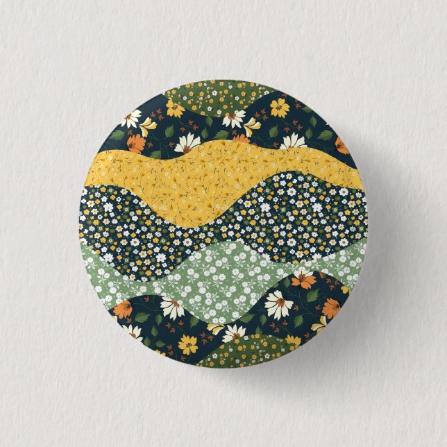 Wiesenwellen Button (Vorderseite)