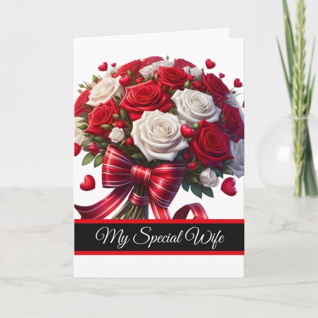 Wife Birthday Card Karte (Vorderseite)