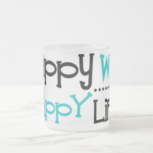 Wife contents, de tasse LIFE contente (Centre)