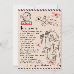 Wife Lovers   An meine Frau ich liebe dich liebe E Einladung