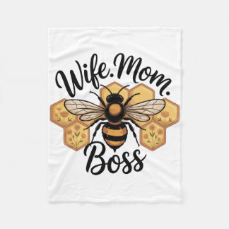 Wife. Mom. Boss Fleecedecke