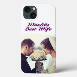 Wife Photo purple iPhone Case