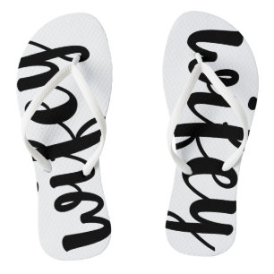 Wifey drehen Reinfälle um Flip Flops