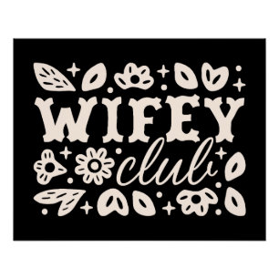Wifey Ehefrauen Cowboy Dunkle Western Romantik sch Poster