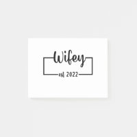 Wifey Est 2022 Bride zum Junggeselinnen-Abschied