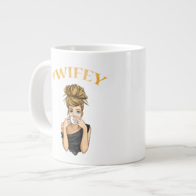 #Wifey / #Fiance Mugs (Devant gauche)