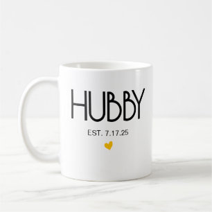 Wifey Hubby Est Tasse Set ・ Paares Mugs ・ Wifey un