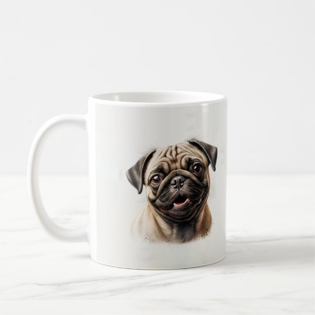 Wifey Modernes Geschenk Vollfarbkaffee Tasse (Links)