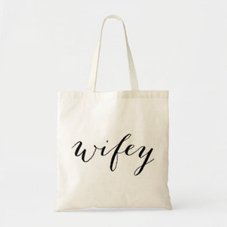 Wifey-Tasche für Hochzeitsfeiern Tragetasche
