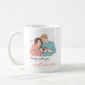 Wifey und Hubby Tasse, Couple Tasse