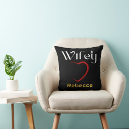 Wifey Wedding-Jubiläumsgeschenk Kissen