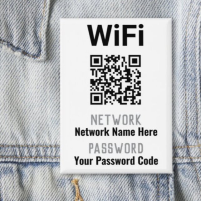 WiFi Anleitung mit QR Code. Personal Button (Von Creator hochgeladen)