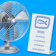 WIFI-Anmeldebildschirm Fisch Strand Ferienvermietu