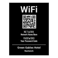 WiFi-Anweisungen mit QR-Code