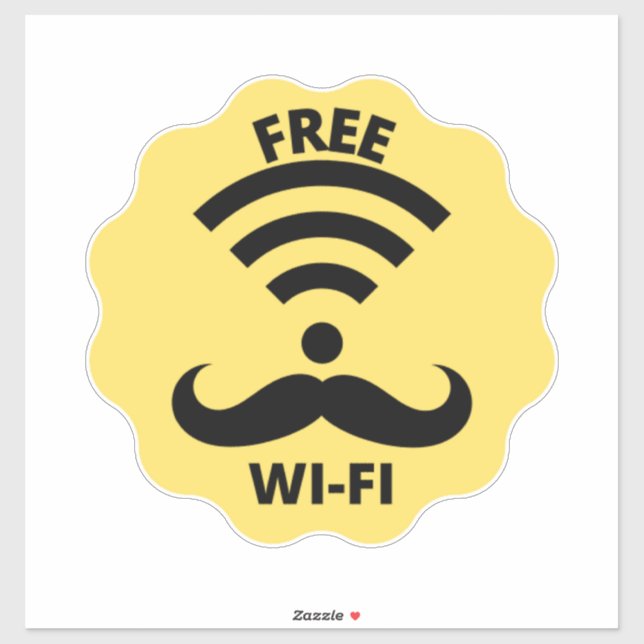 Wifi Business, wifi gratuit Sticker (Feuille)