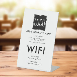 Wifi für berufliche Markenbezeichnungen Sockelschild