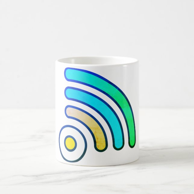 WiFi Icon Tasse (Mittel)