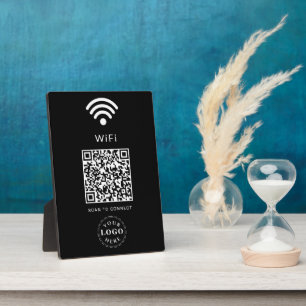WiFi Info Plaque mit QR-Code für einfache Anmeldun Fotoplatte