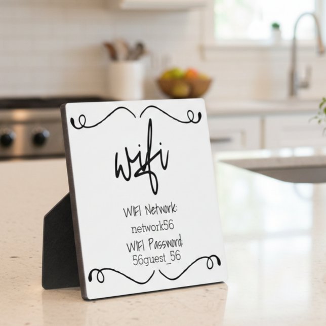 WIFI-Informationskennwort für den Gastbesucher Fotoplatte (Von Creator hochgeladen)