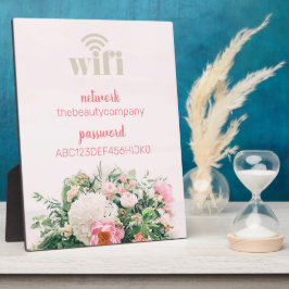 WiFi Internet Password Salon Beauty Business-Zeich Fotoplatte