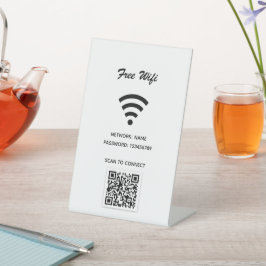 WiFi Internet ql-Code scannen, um eine Verbindung Sockelschild